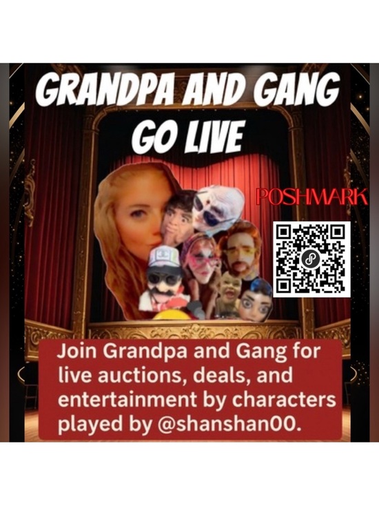 Accessories - Like this to be notified when grandpa and gang is live 💨
